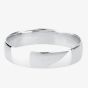 Platinum 5mm Light Court Wedding Ring BC1.0-5.0 PLAT