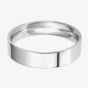 Platinum 6.0mm Flat Court Wedding Ring BFC6.0PlaT