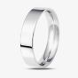 Platinum 6.0mm Flat Court Wedding Ring BFC6.0PlaT