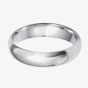 Platinum 6.0mm D-Shape Wedding Ring BD6.0PLAT