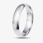 Platinum 6.0mm D-Shape Wedding Ring BD6.0PLAT