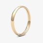 18ct Yellow Gold 2.5mm Medium Traditional Court Ring 2.5LMC-18Y J 1/2
