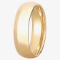 9ct Yellow Gold 6mm Court Wedding Ring BC6.0 9Y