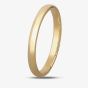 9ct Yellow Gold 2mm Light Court Wedding Ring BLC2.0 9Y