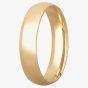 9ct Yellow Gold 5mm Light Court Wedding Ring BLC5.0 9Y