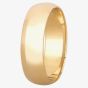 9ct Yellow Gold 5mm D-Shape Wedding Ring BD5.0 9Y