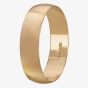 9ct Yellow Gold Lightweight 5mm D-shape Gents Wedding Ring TADU05V