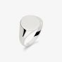 Argentium Oxford Oval Heavy Signet Ring SOH-ARG-HVY
