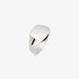 Argentium Maidens Cushion Light Signet Ring MCL-ARG- LGT
