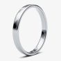 Platinum 2.5mm Soft Court Wedding Ring 2.5LLS-PT