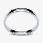 Platinum 2.5mm Soft Court Wedding Ring 2.5LLS-PT
