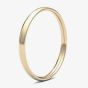 18ct Yellow Gold 2.0mm Light Court Wedding Ring 2LLC-18Y