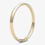 18ct Yellow Gold 2.0mm Medium Court Wedding Ring 2LMC-18Y