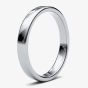 Platinum 3.0mm Soft Court Wedding Ring 3LMS-PT