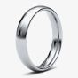Platinum 4.0mm Medium Court Wedding Ring 4GMC-PT