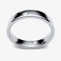 Platinum 4.0mm Soft Court Wedding Ring 4GMS-PT