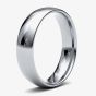 9ct White Gold 5.0mm Light Court Wedding Ring 5GLC-9W