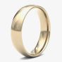 9ct Yellow Gold 5.0mm Light Court Wedding Ring 5GLC-9Y