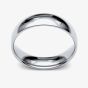 Platinum 5.0mm Light Court Wedding Ring 5GLC-PT