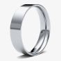 Platinum 5.0mm Flat Court Wedding Ring 5GLE-PT