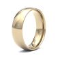 9ct Yellow Gold 6.0mm Light Court Wedding Ring 6GLC-9Y