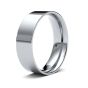 Platinum 6.0mm Flat Court Wedding Ring 6GLE-PT