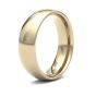 9ct Yellow Gold 6.0mm Medium Court Wedding Ring 6GMC-9Y