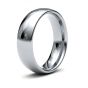 Platinum 6.0mm Medium Court Wedding Ring 6GMC-PT