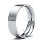 Platinum 6.0mm Flat Court Wedding Ring 6GME-PT