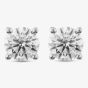 18ct White Gold Lab Grown 2.00ct Brilliant Cut Diamond Stud Earrings 118NY-W003