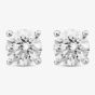 18ct White Gold Certified Lab Grown 2.08ct Brilliant Cut Diamond Stud Earrings 118NY-W002