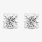18ct White Gold Lab Grown 0.55ct Brilliant Cut Diamond Stud Earrings 118NM-W001