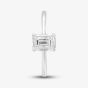14ct White Gold Certificated Lab Grown 1.00ct Emerald-Cut Diamond Solitaire Ring TH058401R