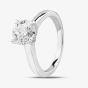 14ct White Gold Certificated Lab Grown 2.00ct Brilliant-Cut Diamond Solitaire Ring TH058404R