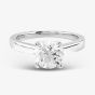 14ct White Gold Certificated Lab Grown 2.00ct Brilliant-Cut Diamond Solitaire Ring TH058404R