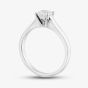 14ct White Gold Certified Lab Grown 0.75ct Brilliant Cut Diamond Solitaire Ring LGR20570-75 M (WG)