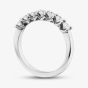 Platinum Lab Grown 0.70ct Diamond Half Eternity Ring 06HLP-P007