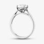 Platinum Lab Grown 2.00ct Oval Cut Diamond Solitaire Ring 196MY-P008