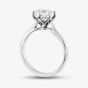 Platinum Lab Grown 2.01ct Brilliant Cut Diamond Solitaire Ring 01HLY-P012