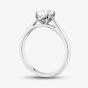 Platinum Certified Lab Grown 1.00ct Oval Cut Diamond Solitaire Ring 196MT-P012