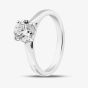 Platinum Certified Lab Grown 1.01ct Brilliant Cut Diamond Solitaire Ring 015MT-P002