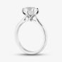 Platinum Certified Lab Grown 2.00ct Brilliant Cut Diamond Solitaire Ring 01HLY-P013