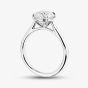 Platinum 2.05ct Brilliant Cut Lab Grown Diamond 4 Claw Solitaire Ring HLR294-SSRB42