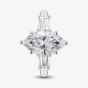 Platinum 2.62ct Certificated Marquise Cut Lab Grown Diamond Shoulder Set Solitaire Ring MISC 3
