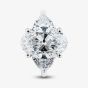 Platinum 5.05ct Certificated Oval Cut Lab Grown Diamond Three Stone Ring MISC 1