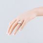 Platinum 5.05ct Certificated Oval Cut Lab Grown Diamond Three Stone Ring MISC 1