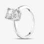 9ct White Gold Lab Grown 2.04ct Radiant Cut Diamond Solitaire Ring 7022(9X7)