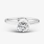 9ct White Gold Certified Lab Grown 2.00ct Brilliant Cut Diamond Solitaire Ring LGR43281-200A