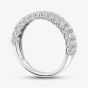 9ct White Gold 1.00ct Lab Grown Diamond Two Row Ring LGR34374-100CH