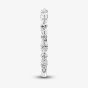 9ct White Gold 0.33ct Mixed Cut Lab Grown Diamond Half Eternity Ring LGR43796-33